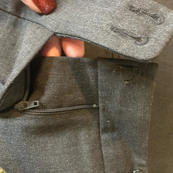 Pendleton~Classic~Dark Gray~Wool-Blend~Straight Leg~Fully Lined~Pants~Size 12 - Picture 12 of 14